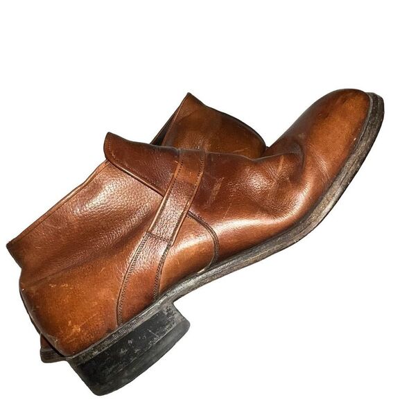 Vintage Leather Boots ~ Men’s Size 11 ~ Red / Brown ~ Air Cushion ~ GUC - Picture 4 of 12